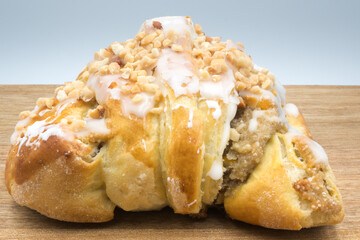 Regional delicacies, croissant baked on the occasion of independence day and Martin's name day. St. Martin's Day croissant.
