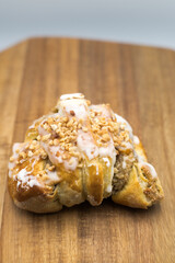 Regional delicacies, croissant baked on the occasion of independence day and Martin's name day. St. Martin's Day croissant.
