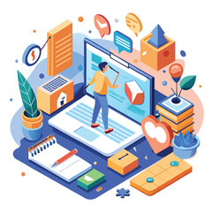 Obraz premium social media post blog posts business posts marketing posts 