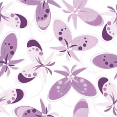 seamless pattern with butterflies