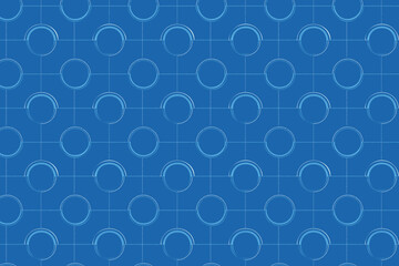 Abstract blue modern background with circle elements