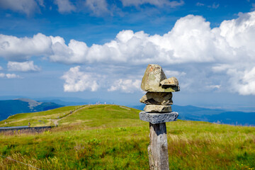 Grand Ballon, the highest peak in the Vosges Mountains