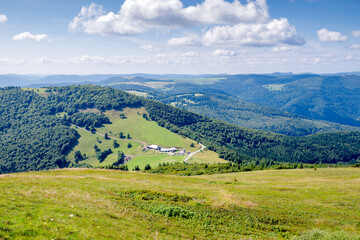 Grand Ballon, the highest peak in the Vosges Mountains