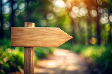 Minimalist Photography of a Wooden Board Arrow Pointing in Various Directions Against a Soft Background, Emphasizing Simplicity and Direction in Design