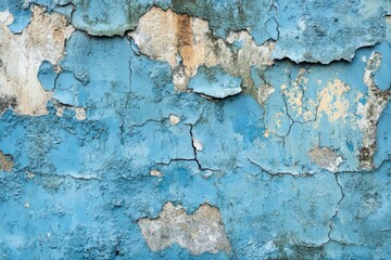 Obraz premium Vivid Blue Textured Canvas: An Abstract Representation of Concrete with Depth and Character