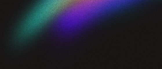 Vibrant noise gradient light spectrum on dark background