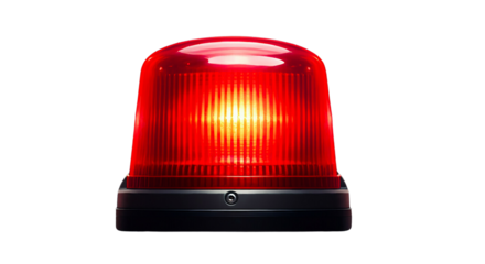 red router isolated on white