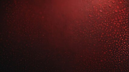 Sophisticated scarlet canvas with vignette dot accents