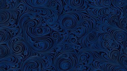 Obraz premium pattern of abstract blue swirls. 