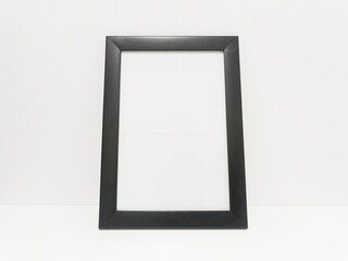 Photo frame with a plain background