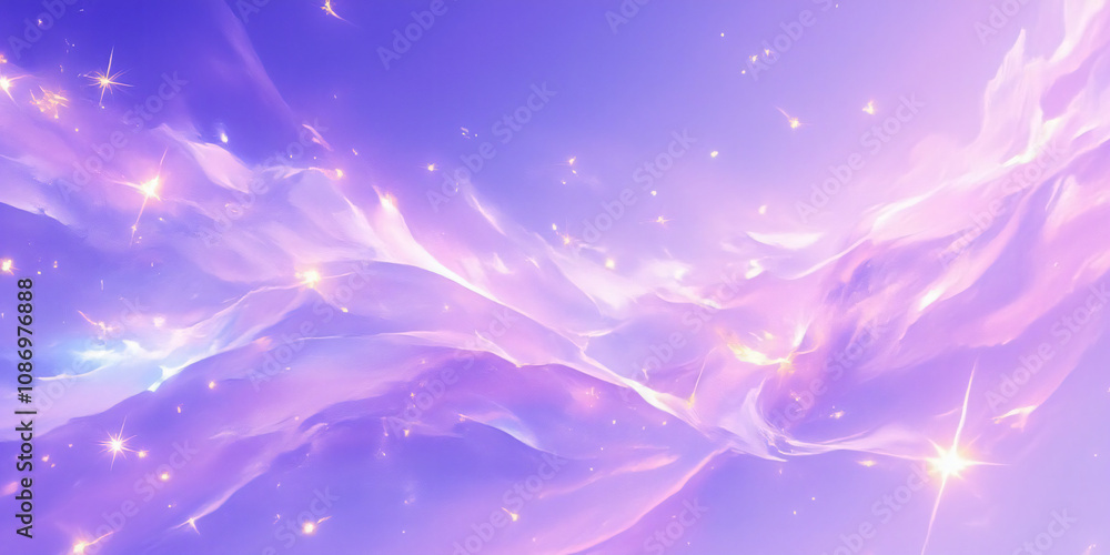 Aufkleber a dreamy abstract background featuring soft pastel colors and sparkles, creating a whimsical and enc