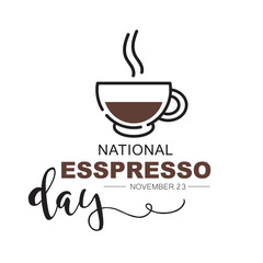 National Espresso Day, November 23.