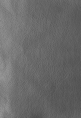 Texture of genuine leather, artificial leatherette grey background
