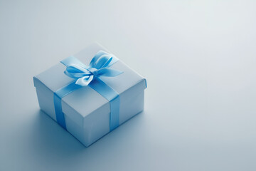 Obraz premium Gift box surprise home setting product photography minimalist design close-up view celebration concept