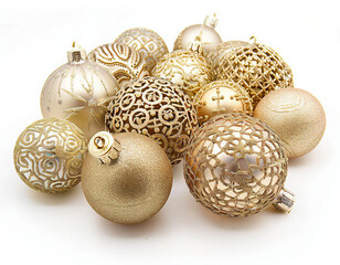 Gold Christmas Ornaments