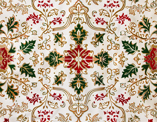 Festive Floral Fabric