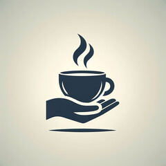 Obraz premium Warm Coffee Served with Care