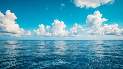 clouds over the ocean