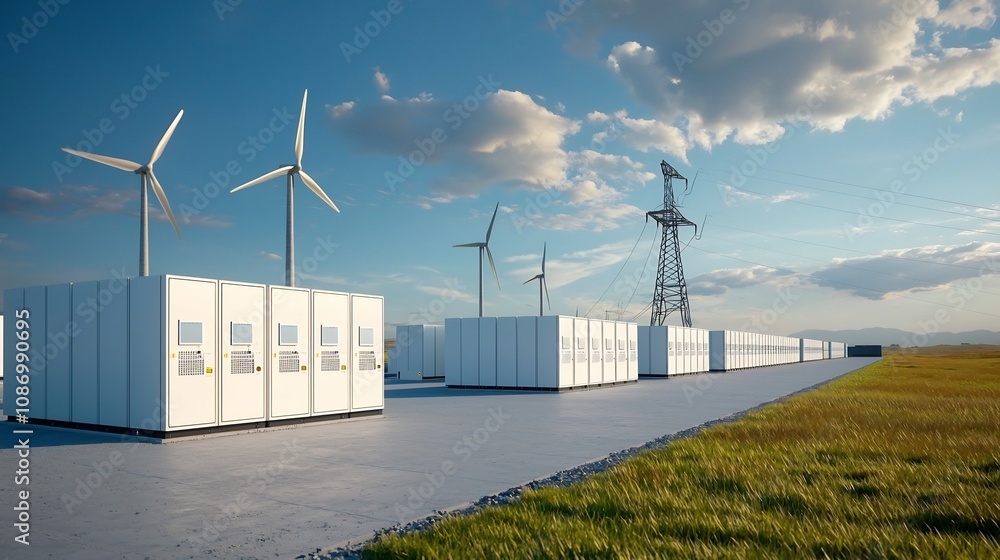 Poster Grid scale Battery Storage Technology Enabling Efficient Energy Distribution and Balancing Renewable Energy Supply with Demand  Innovative Power Grid Infrastructure Modernization and Optimization