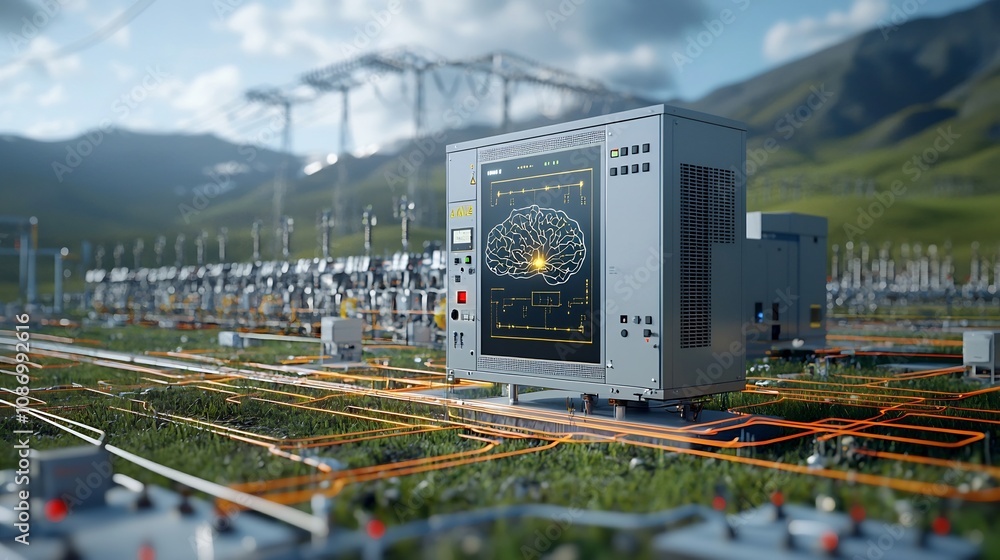 Poster Real time AI powered energy grid monitoring system that manages and optimizes the flow of renewable and traditional energy sources for maximum stability and efficiency within a smart grid