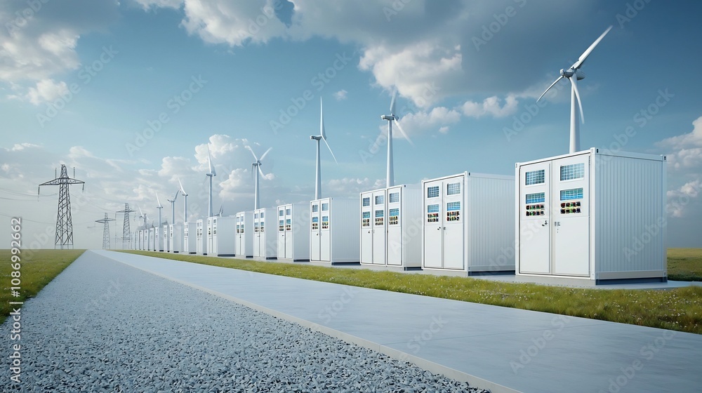 Poster Seamless of green and conventional power sources enabled by AI powered smart grid control system that optimizes energy storage for efficient sustainable and future ready power distribution