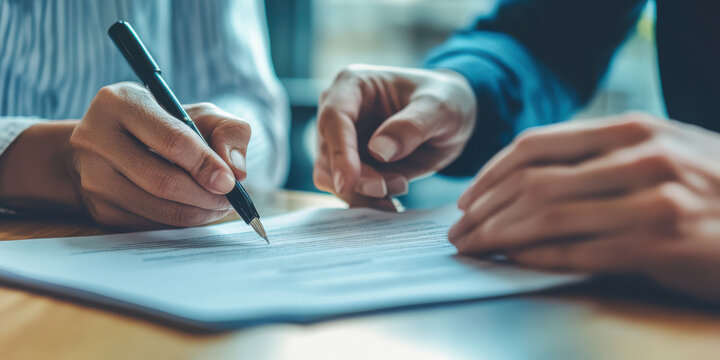 A patient signing an informed consent form before participating in a clinical trial