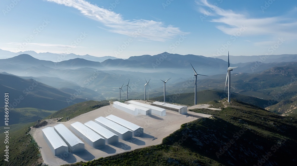 Poster of a smart energy management infrastructure system powered by renewable energy sources and advanced storage technologies for efficient and sustainable power distribution
