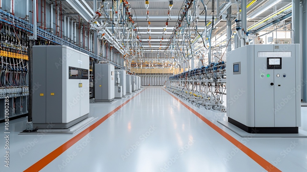 Poster Centralized Power Management Hub Orchestrating Renewable and Non Renewable Energy Distribution to Consumers  Advanced control system monitoring and managing power grid