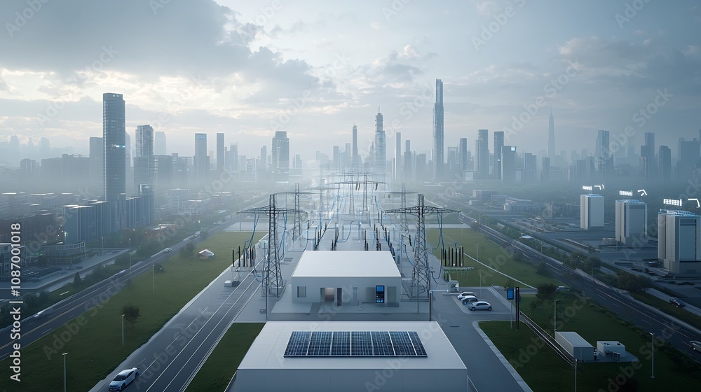 Poster centralized power grid management system integrating renewable and non renewable energy sources conn