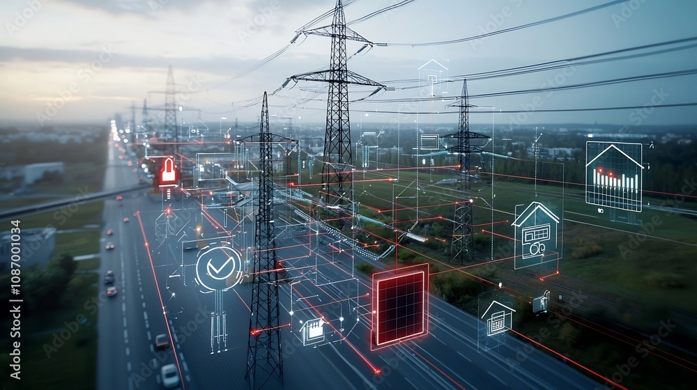 Poster centralized power grid management system integrating renewable and non renewable energy sources conn