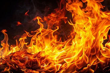 Realistic Fire Flames Overlay for Visual Effects - High-Quality Stock Image of Lifelike Flames for Cinematic and Graphic Design Uses, Perfect for Video Editing and Promotional Materials