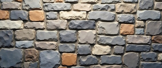 Obraz premium Stone texture using different shades of grey and brown