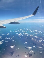 view from airplane window