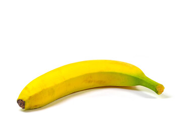 Banane vor wei&szlig;em Hintergrund