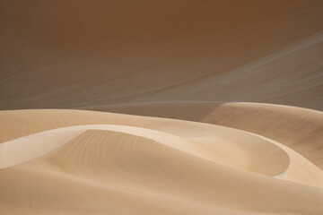 A minimalist abstract painting shades of beige and brown