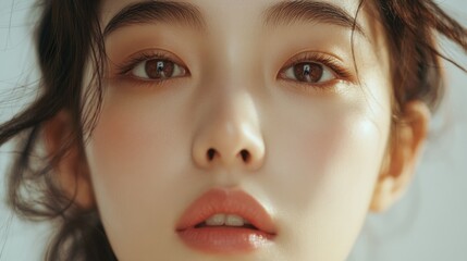 Fashionable Female Portrait with Close-up Detail