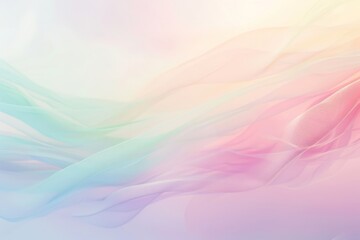 Soft Colorful Abstract Background with Waves of Delicate Tones and Light, Creating a Serene and Dreamy Atmosphere for Creative and Artistic Designs