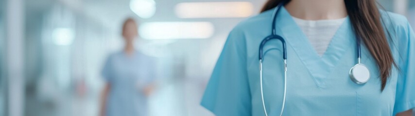 Caring Interaction in Hospital, an elderly patient receives attentive support from a compassionate nurse, showcasing the warmth and dedication of healthcare professionals.