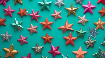 christmas background with stars