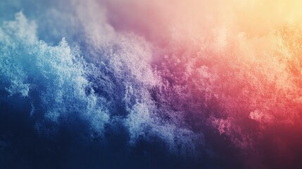 Fototapeta premium Abstract colorful cloudscape, vibrant hues of blue, red, and orange.