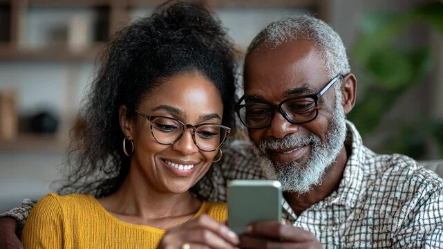 A senior is learning to use online banking, carefully navigating the app with the assistance of a friendly bank representative.