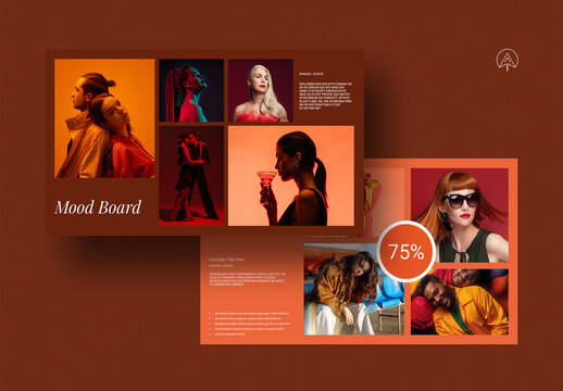 Color Full Mood Board Layout