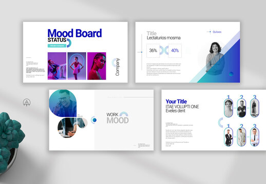 Corporate Mood Board Template