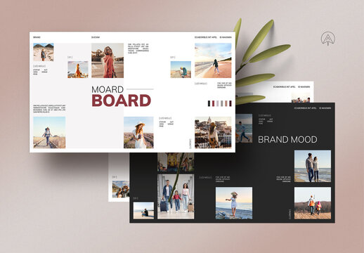 Brand Mood Board Templatet