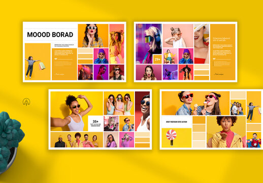 Color Full Mood Board Template