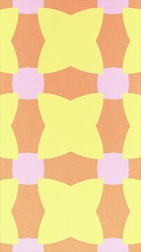 Colorful pattern with transformation of basic geometric shapes. Abstract art background. Digital seamless loop animation. 2d. Vertical