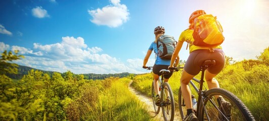 Summer Cycling Adventure: A Couple's Journey Through Sunny Trails