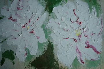 abstract oil painted background