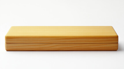 Simple wooden box clean lines light wood rectangular container storage craft minimalist design natural wood box wooden container pale wood box rectangle packaging storage box wooden container box