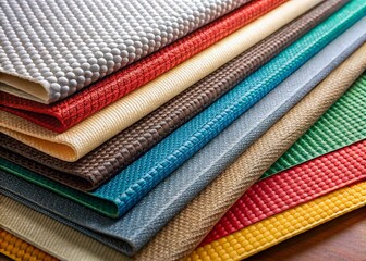 Innovative 4 mm PVC Polystyrene Nonwoven Fabric and 2 mm Polyethylene Textile Showcase with a Focus on Versatility and Durability in Modern Applications